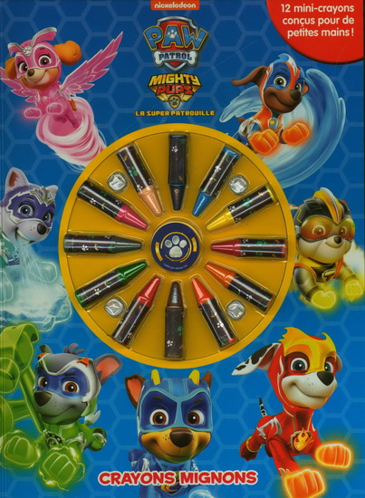 Mighty pups La super patrouille N. éd. : crayons mignons - MARILYSE ALLARD
