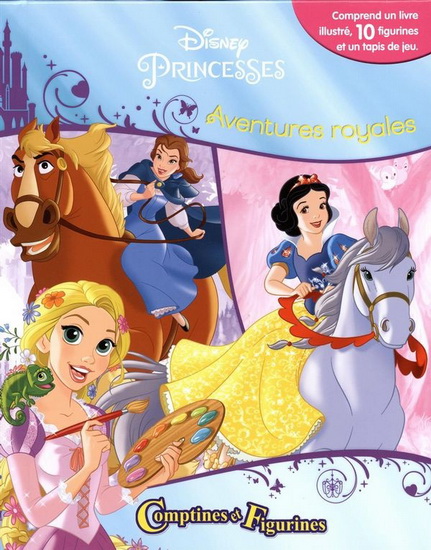 Disney Princesses Aventures royales N. éd. : comptines et figurines - COLLECTIF
