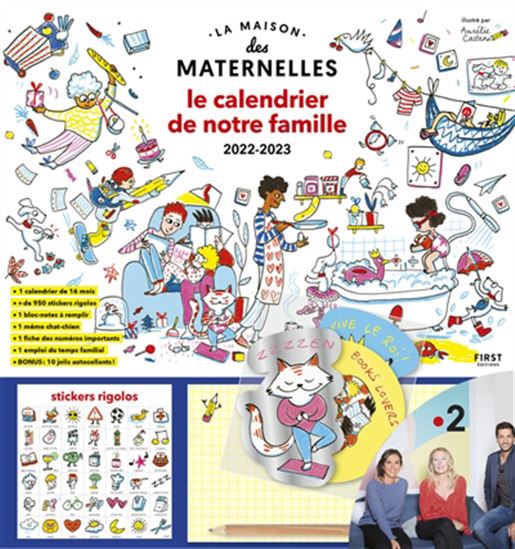 La Maison des maternelles : le calendrier familial : 2022-2023 - COLLECTIF