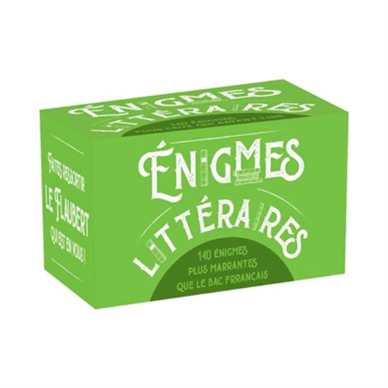 Énigmes littéraires : 140 énigmes plus marrantes que le bac français Cof.