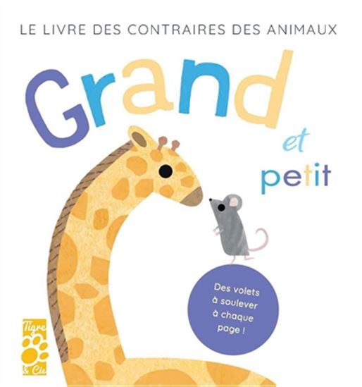 Grand et petit : le livre des contraires des animaux - HARRIET EVANS - LINDA TODROFF