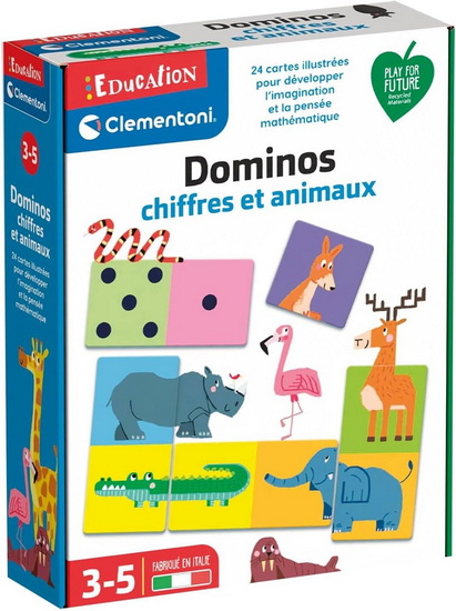 Dominos chiffres et animaux