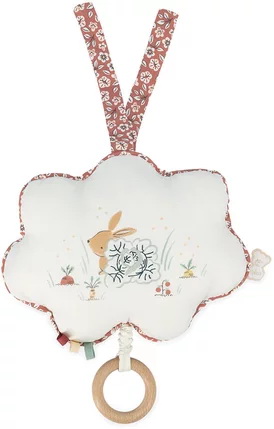 Boite à musique en tissu Mon petit lapin