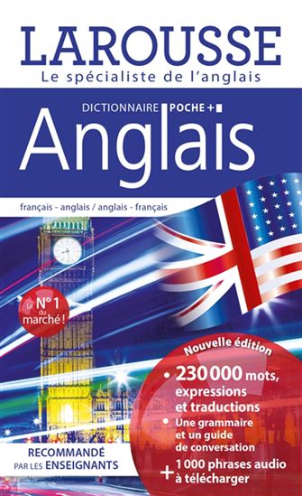 Anglais : dictionnaire poche+ : français-anglais, anglais-français N. éd. - COLLECTIF