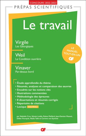 Le travail - Prépas scientifiques 2023 - COLLECTIF