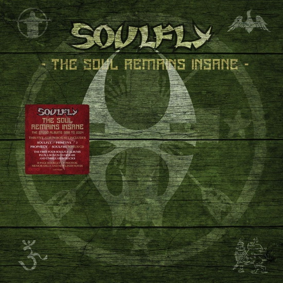 The Soul Remains Insane:  The Studio Albums 1998 to 2004 (Coffret - 5CD) - SOULFLY