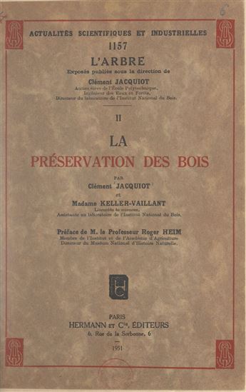 La préservation des bois - Collectif