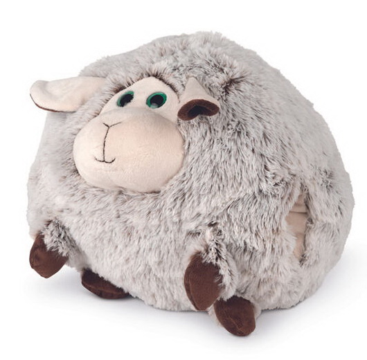 Réchauffe-mains mouton gris