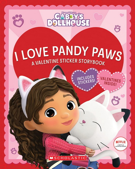 Gabby Loves Pandy: A Valentine Sticker Storybook (Gabby&#39;s Dollhouse) (Media tie-in) - COLLECTIF