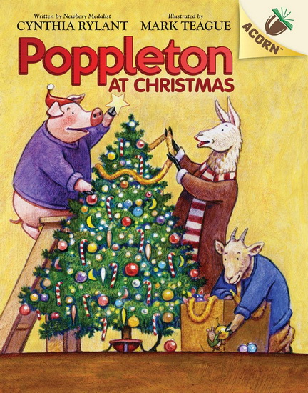 Poppleton at Christmas: An Acorn Book (Poppleton #5) (Library Edition) - CYNTHIA RYLANT - MARK TEAGUE
