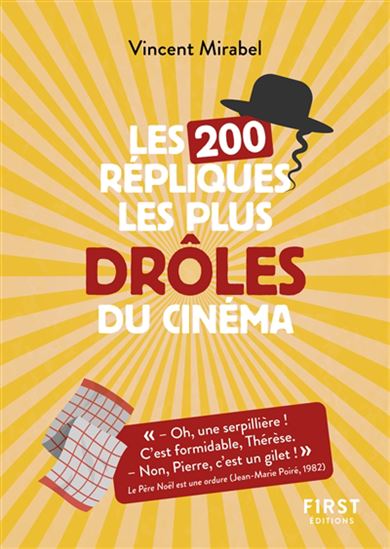 Les 200 répliques les plus drôles du cinéma N. éd. - VINCENT MIRABEL
