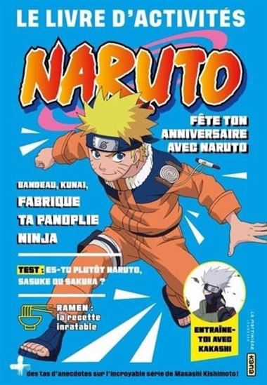 Naruto : le livre d&#39;activités - MATHIEU ROCHER