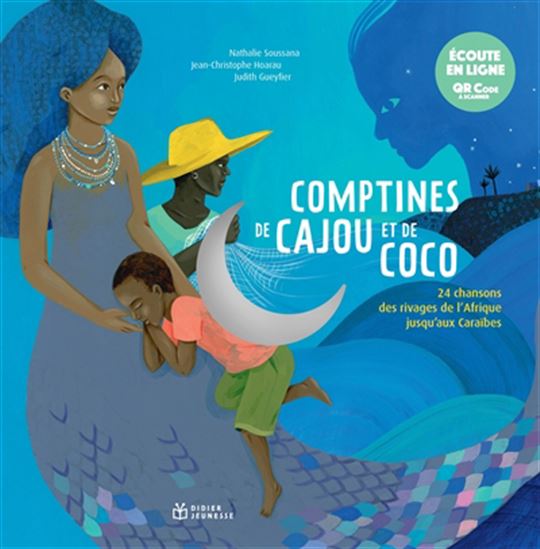 Comptines de Cajou et de Coco : 24 chansons des rivages de l&#39;Afrique jusqu&#39;aux Caraïbes N. éd. - COLLECTIF