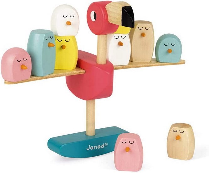 Jeu d&#39;équilibre flamand rose