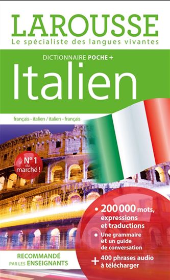 Dictionnaire Poche + italien : français-italien, italien-français N. éd. - COLLECTIF