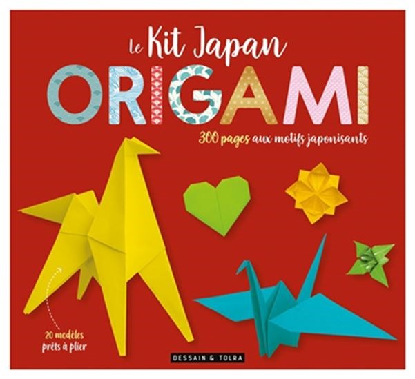 Le Kit Japan origami : 300 pages aux motifs japonisants N. éd. - COLLECTIF