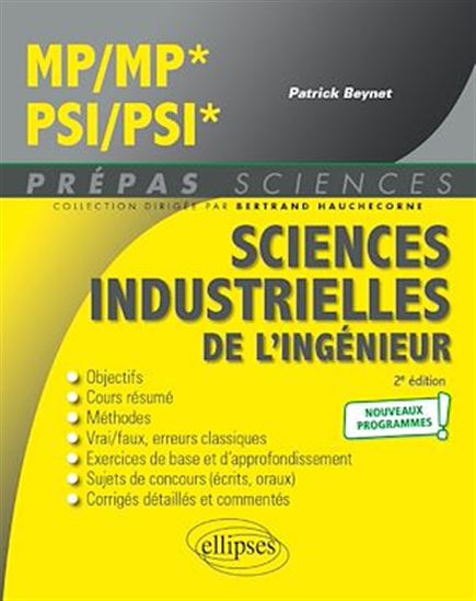 Sciences industrielles de l'ingénieur MP/MP* - PSI/PSI* - Programme 2022 - PATRICK BEYNET