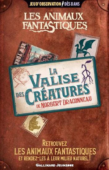 Les Animaux fantastiques : la valise des créatures de Norbert Dragonneau : jeu d&#39;observation Cof. - GEORGINA MOREAU