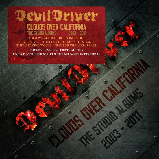 Clouds Over California: The Studio Albums 2003 – 2011 (5 CD) - DEVILDRIVER