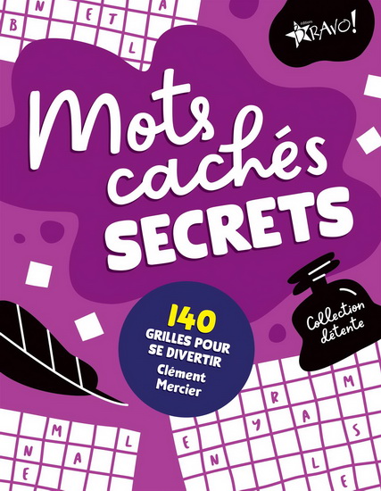 Mots cachés secrets : 140 grilles - CLÉMENT MERCIER