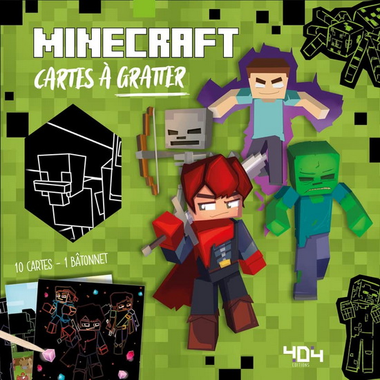 Minecraft : cartes à gratter - VLADIMIR SUBBOTIN