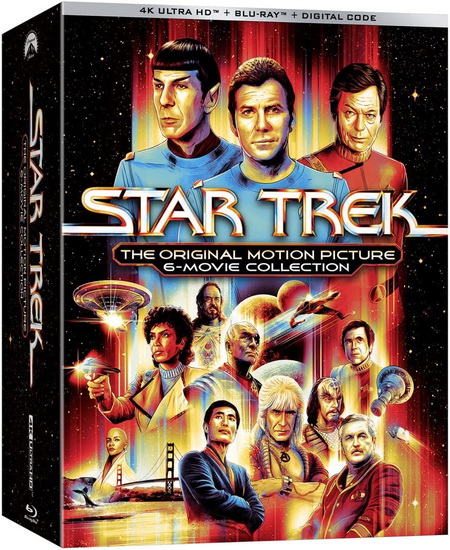Star Trek: The Original Motion Picture - 6-Movie Collection (4K + Blu-ray) - DIVERS