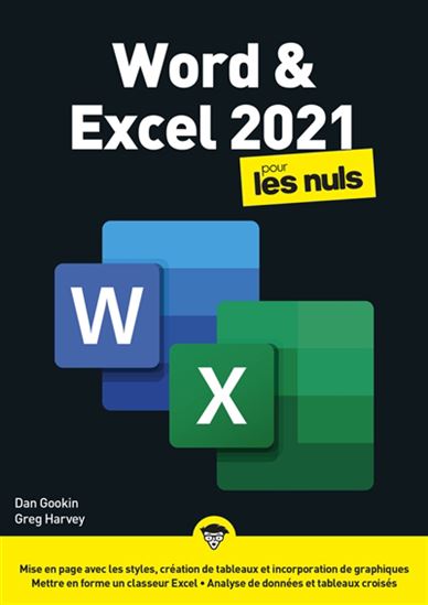 Word et Excel 2021 mégapoche pour les nuls - DAN GOOKIN - GREG HARVEY