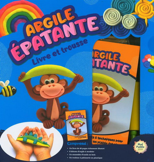 Argile épatante : livre et trousse - COLLECTIF