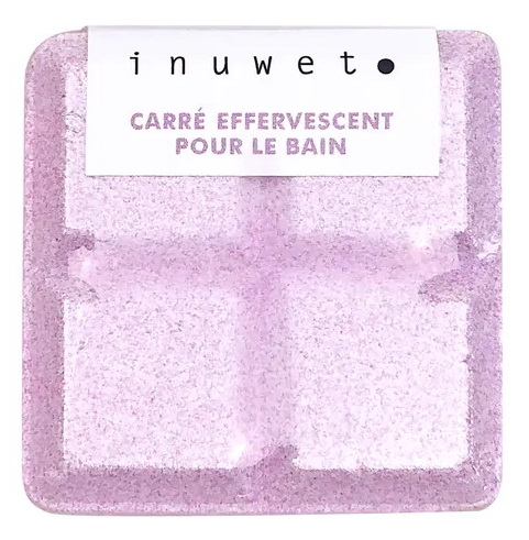 Carré effervescent pour le bain Myrtille