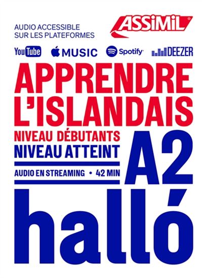 Apprendre l&#39;islandais : niveau débutants : niveau atteint A2 + CD - KRISTIN JONSDOTTIR