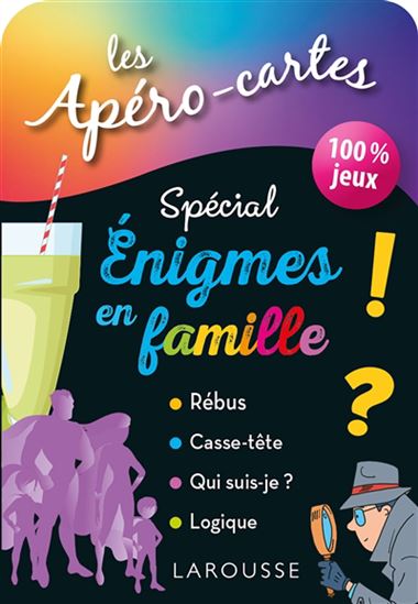 Les Apéro-cartes spécial énigmes en famille ! - COLLECTIF