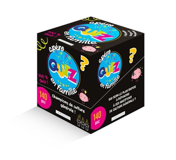 Apéro quiz en famille : idéal pour tester ses connaissances ! Cof. N. éd. - COLLECTIF