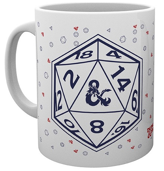 Tasse Donjons et Dragons D20