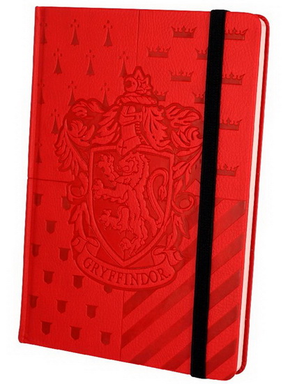 Cahier de notes emblème Gryffondor