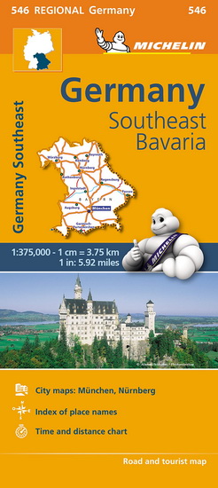 MMAP GERMANY SOUTHEAST MAP 546 12 ED - COLLECTIF