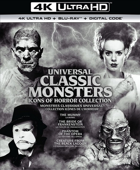 Universal Classic Monsters: Icons of Horror Collection: Volume 2 (4K + Blu-ray) - DIVERS