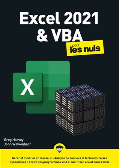 Excel 2021 & VBA pour les nuls - GREG HARVEY - JOHN WALKENBACH