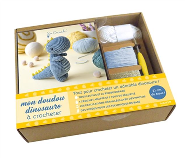 Mon doudou dino à crocheter - MARIE CLESSE