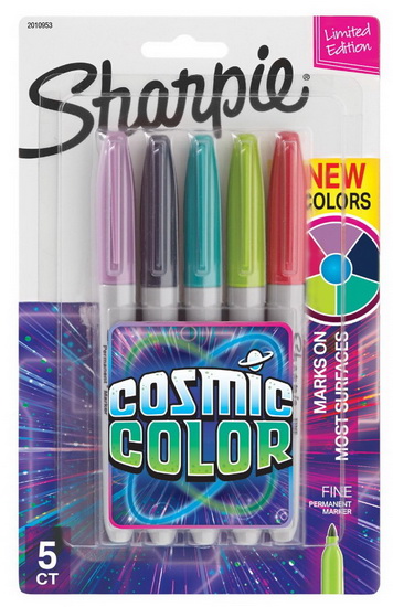 Ens. 5 marqueurs Sharpie Cosmiques