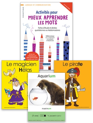 COMBO Activités pour mieux apprendre les mots + 48 affichettes - CÉLINE LEROUX & AL