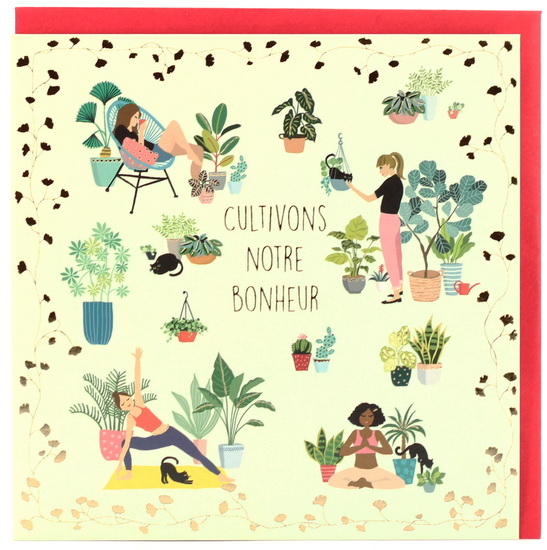 Cultivons notre bonheur plantes yoga