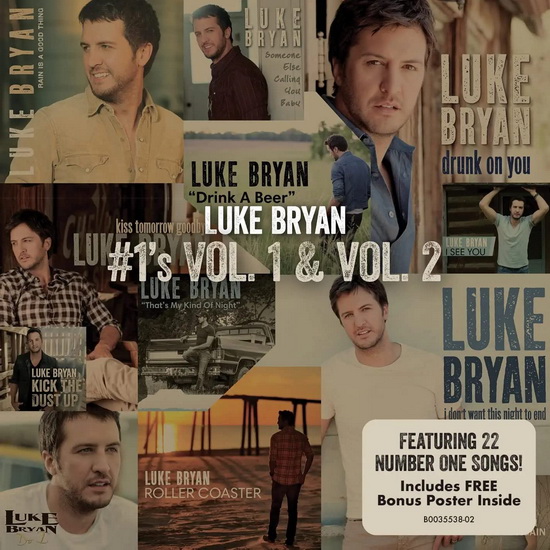 #1's-Volume 1 & 2 (2 CD) - LUKE BRYAN