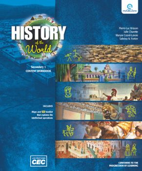 History of the world Secondary 1 - Workbook (with Maps and IO), print version + Students access, web 1 year - COLLECTIF