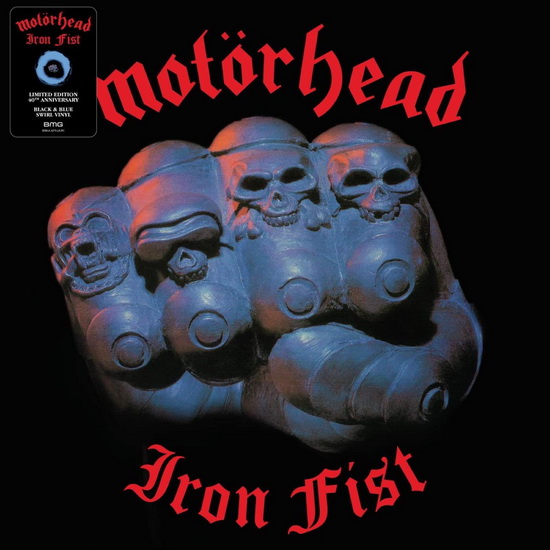 Iron Fist (40th Anniversary Limited Ed.)(Vinyle - Noir & Bleu) - MOTORHEAD