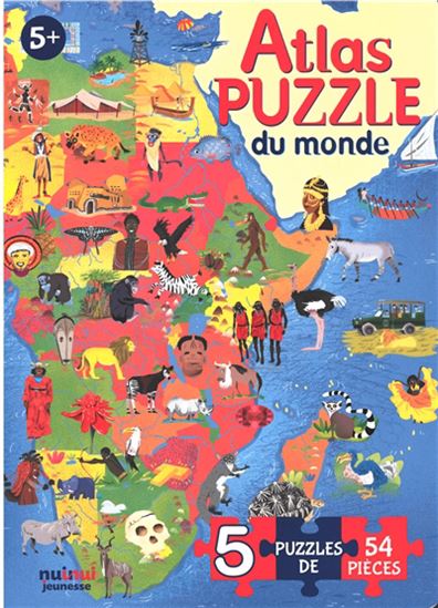 Atlas puzzle du monde - ENRICO LAVAGNO & AL