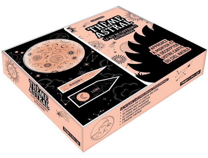 Thème astral : le kit de l&#39;apprenti astrologue Cof. - COLLECTIF