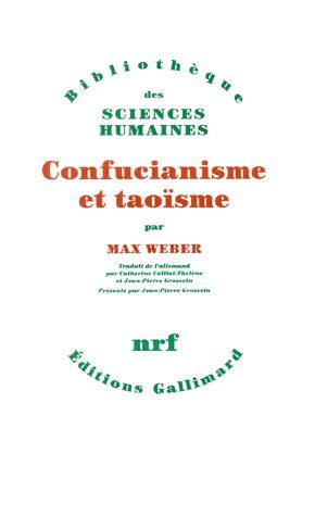 Confucianisme et taoïsme - MAX WEBER