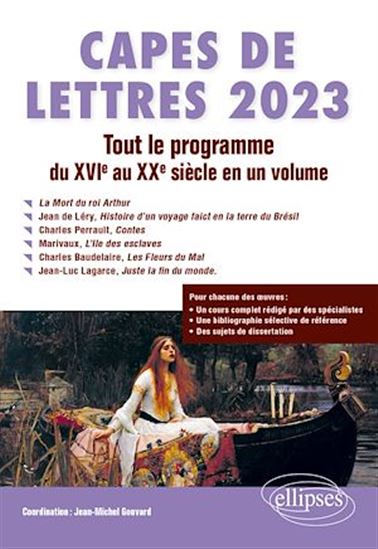 CAPES de Lettres 2023 - JEAN-MICHEL GOUVARD