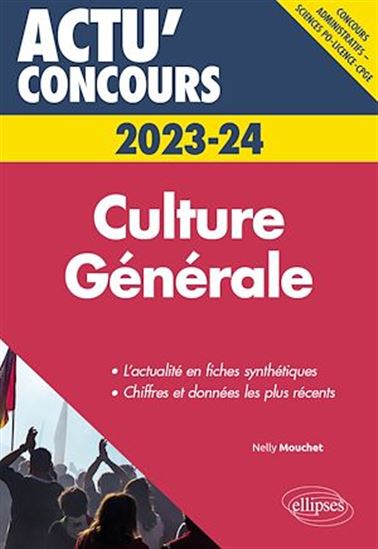Culture Générale - concours 2023-2024 - NELLY MOUCHET