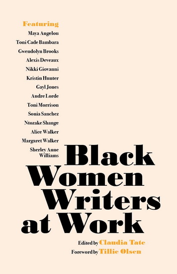 Black Women Writers at Work - COLLECTIF